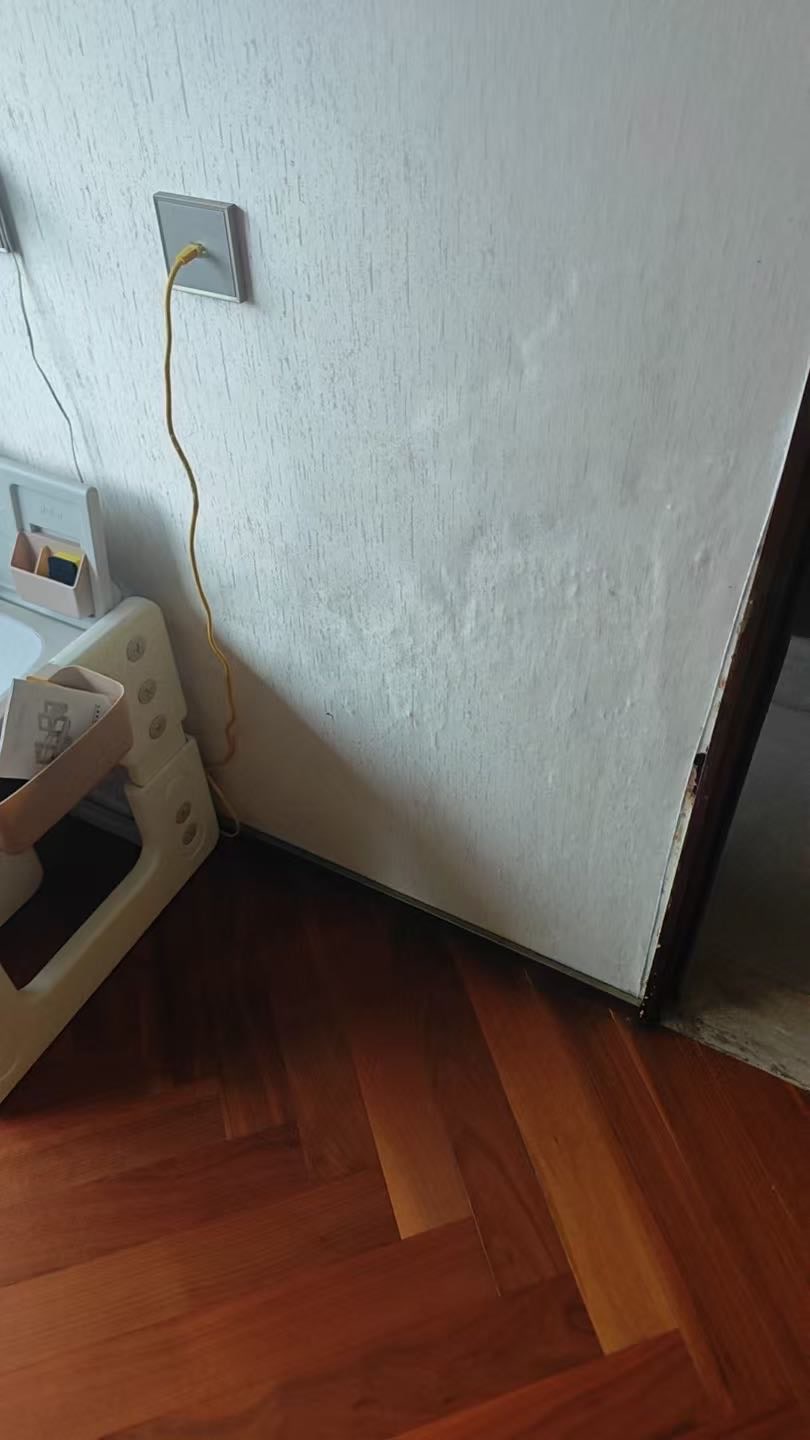 德商朗诗·麓湖熙华天玺北区：卫生间外侧墙面受潮