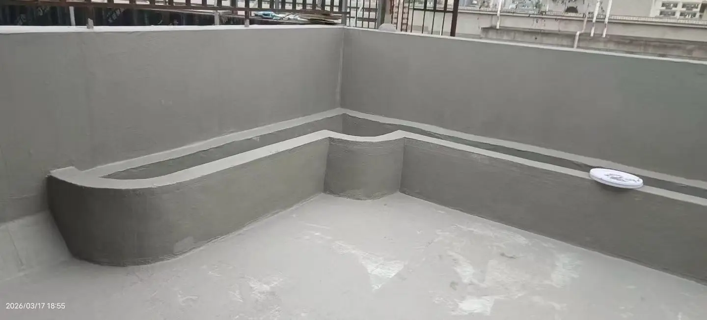成都武侯区屋顶漏水维修一布三涂防水施工完工效果