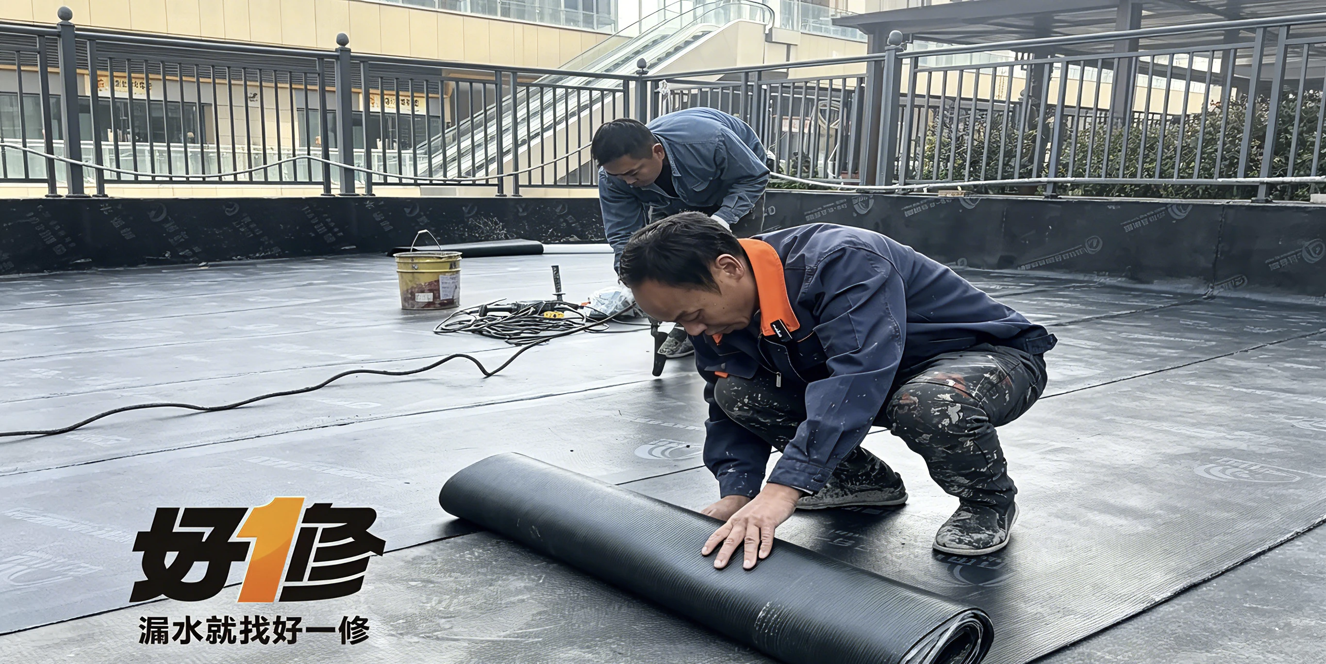 好一修屋顶防水卷材施工